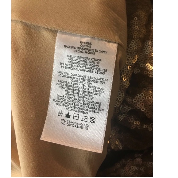 Dress The Population Raven Sequin - Picture 4 of 5